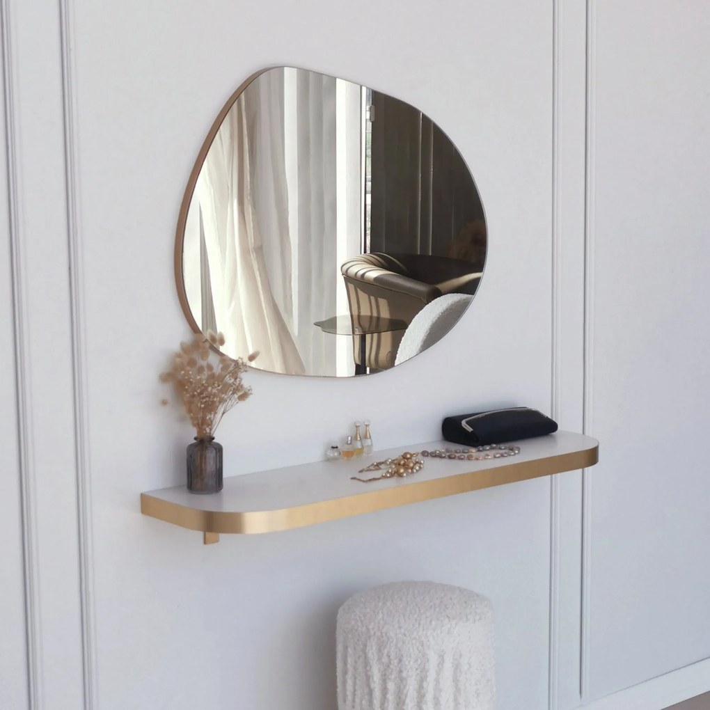 Espelho Gusto – Dourado – 75 cm x 55 cm