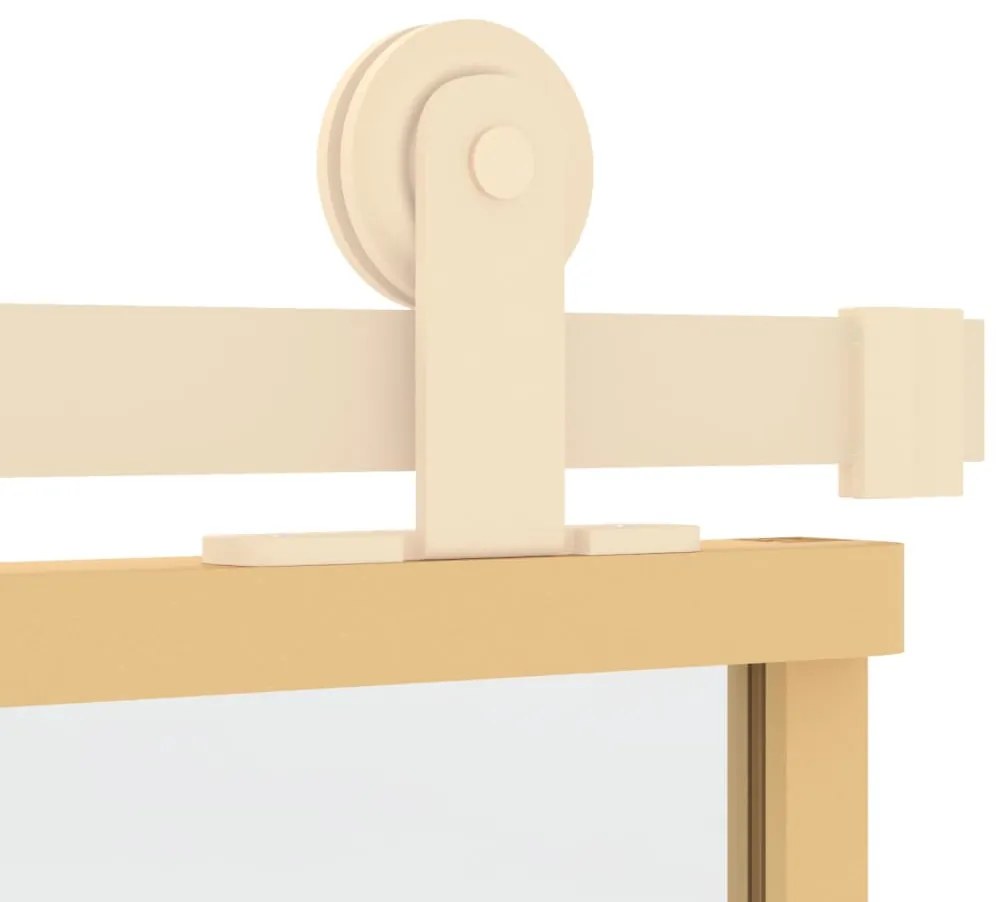 Porta deslizante 90x205 cm vidro ESG/alumínio dourado