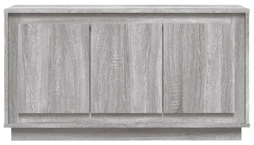 Aparador 102x35x55 cm derivados de madeira cinzento sonoma