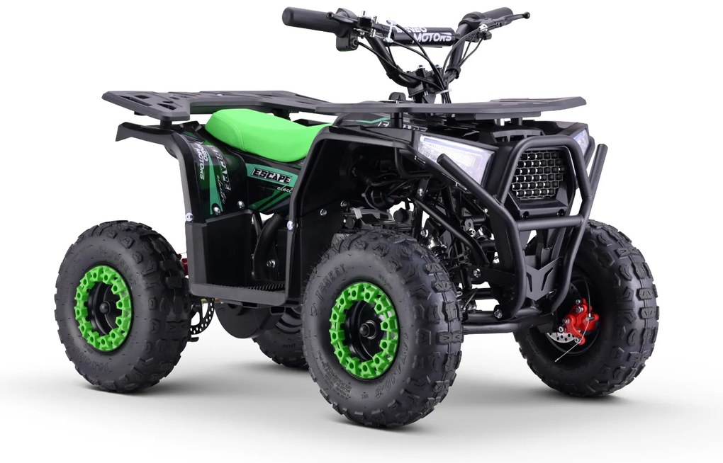 Moto 4 elétrica para crianças ATV Motors ESCAPE 800W Verde