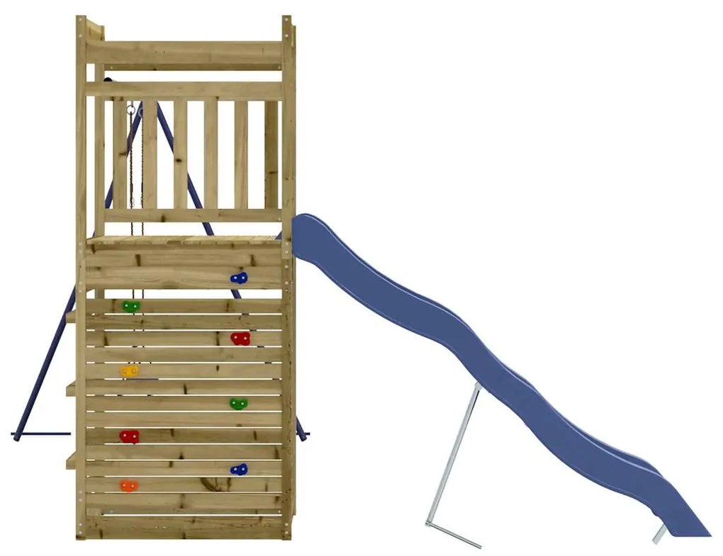 Conjunto de brincar para exterior madeira de pinho impregnada