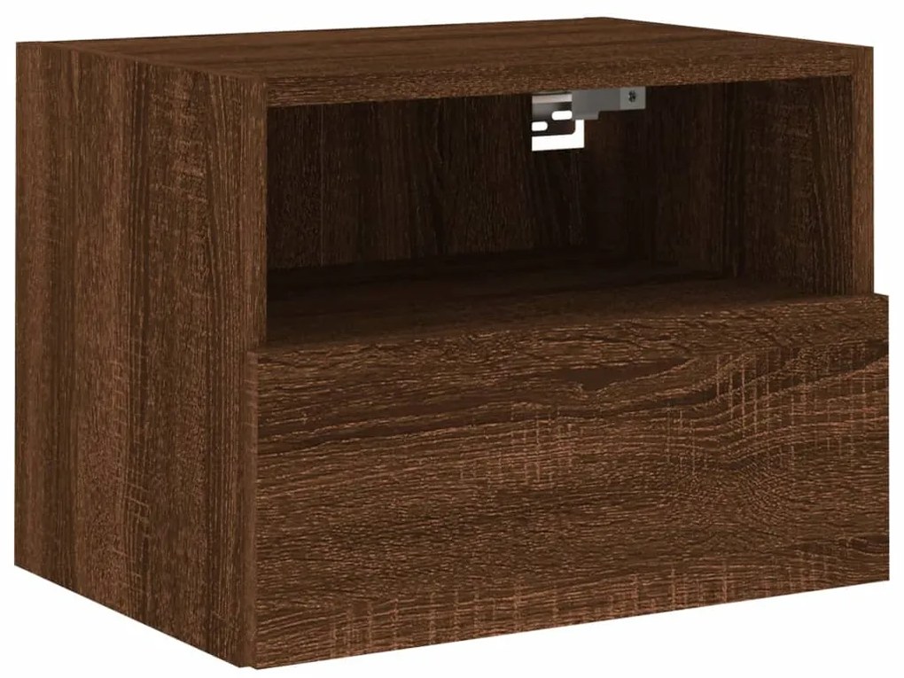 Móveis parede TV 2pcs 40x30x30 deriv. madeira carvalho castanho