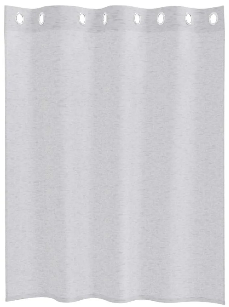 Cortinas 2 pcs Cinzento-claro 140 x 140 cm Poliéster