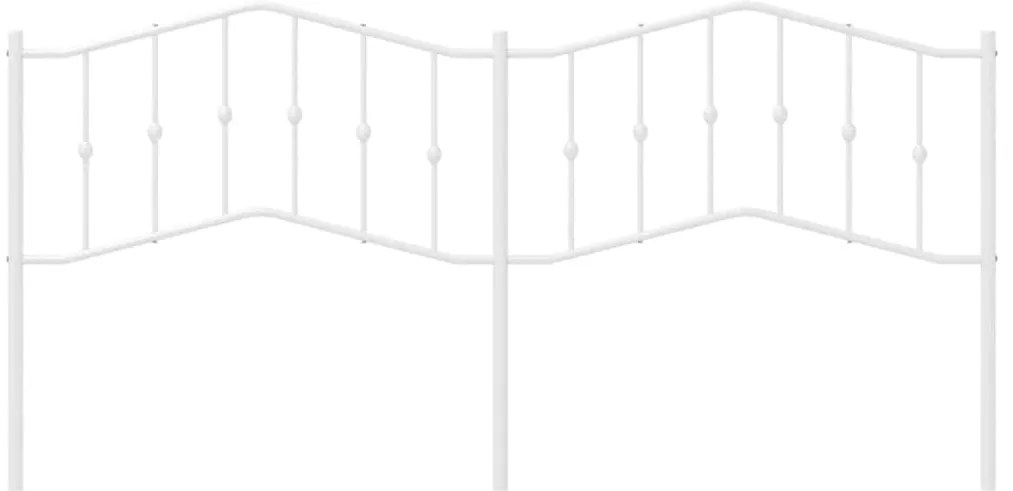 Cabeceira de cama 193 cm metal branco