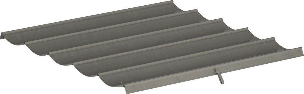 Lona para tenda retrátil de 3 x 3 m – apenas a lona, 250 x 255 cm (ESTRUTURA NÃO ESTÁ INCLUÍDA), cinzento claro