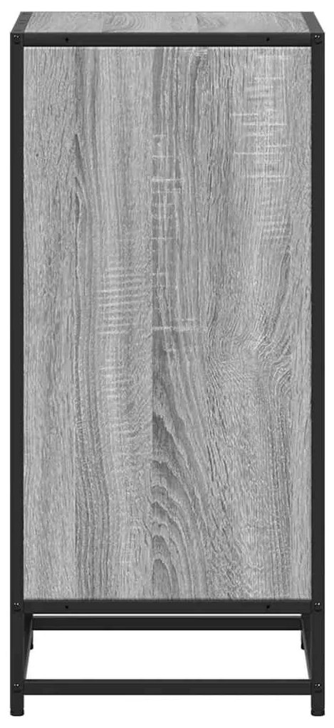Estante 40x35x76 cm derivados de madeira cinzento sonoma