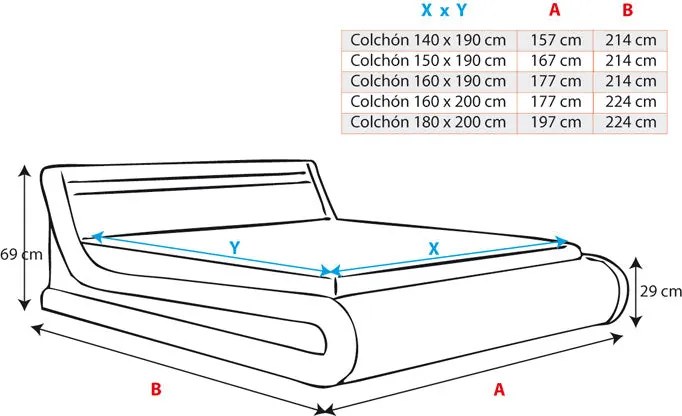 Cama Hidráulica com Arrumação "Patricia" - 160x200cm - Estrado e Colch