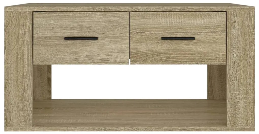 Mesa de centro 80x50x40 cm derivados madeira carvalho sonoma