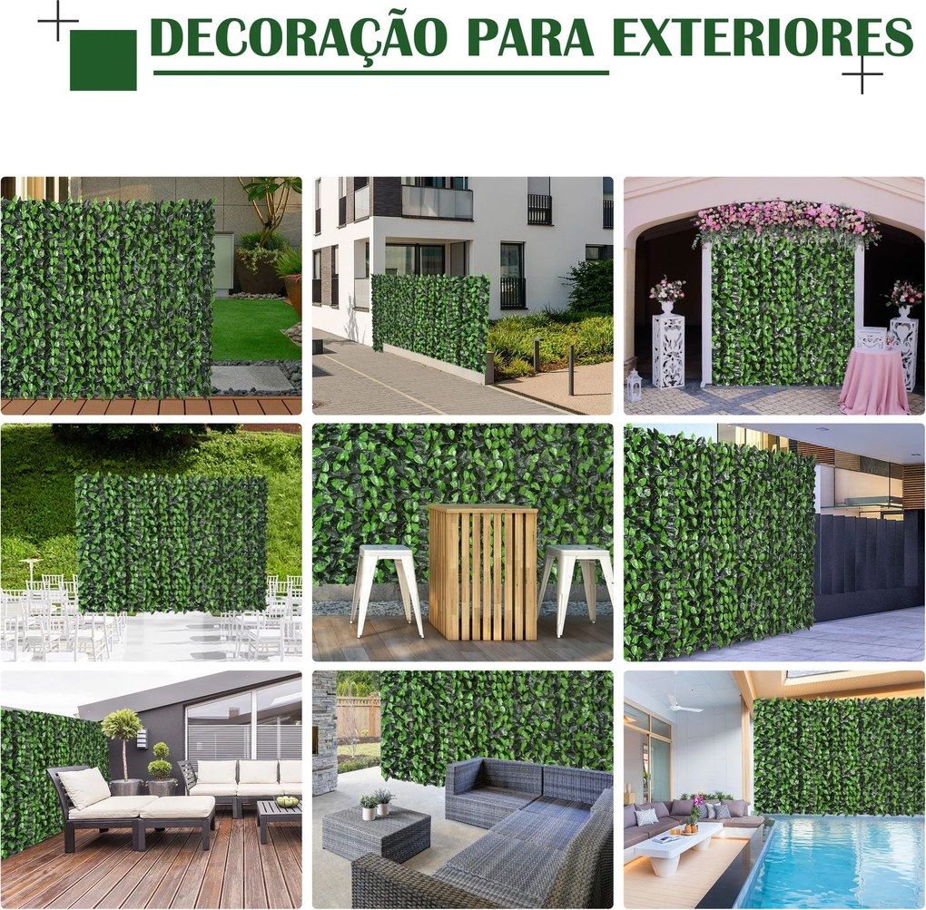 Vedação Artificial em Rolo – 300x100 cm – Privacidade e Decoração – Ve