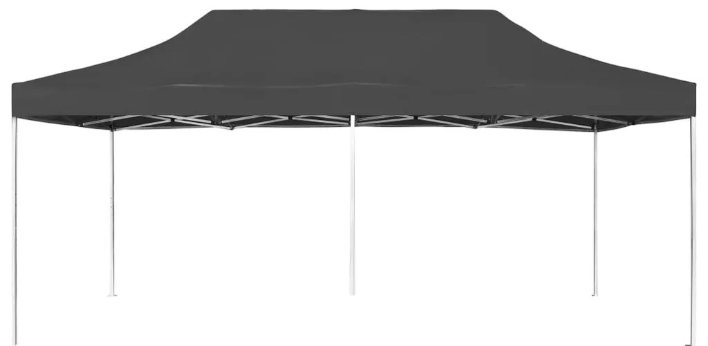 Tenda dobrável profissional para festas alumínio 6x3m antracite