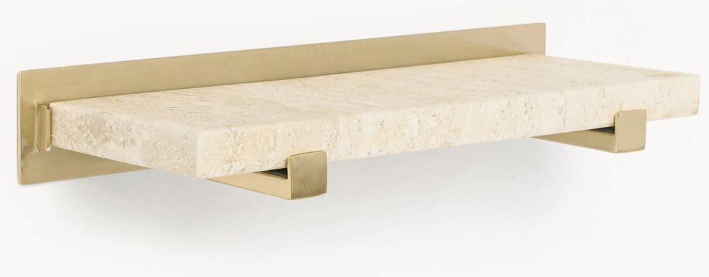 Prateleira de parede em mármore Ally, L 40 cm