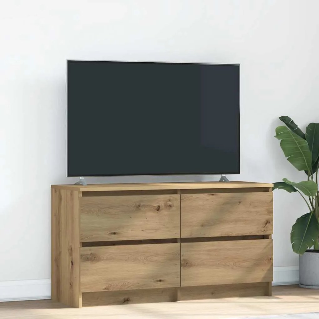 vidaXL Móvel de TV 100x35x54cm derivados de madeira carvalho artisiano