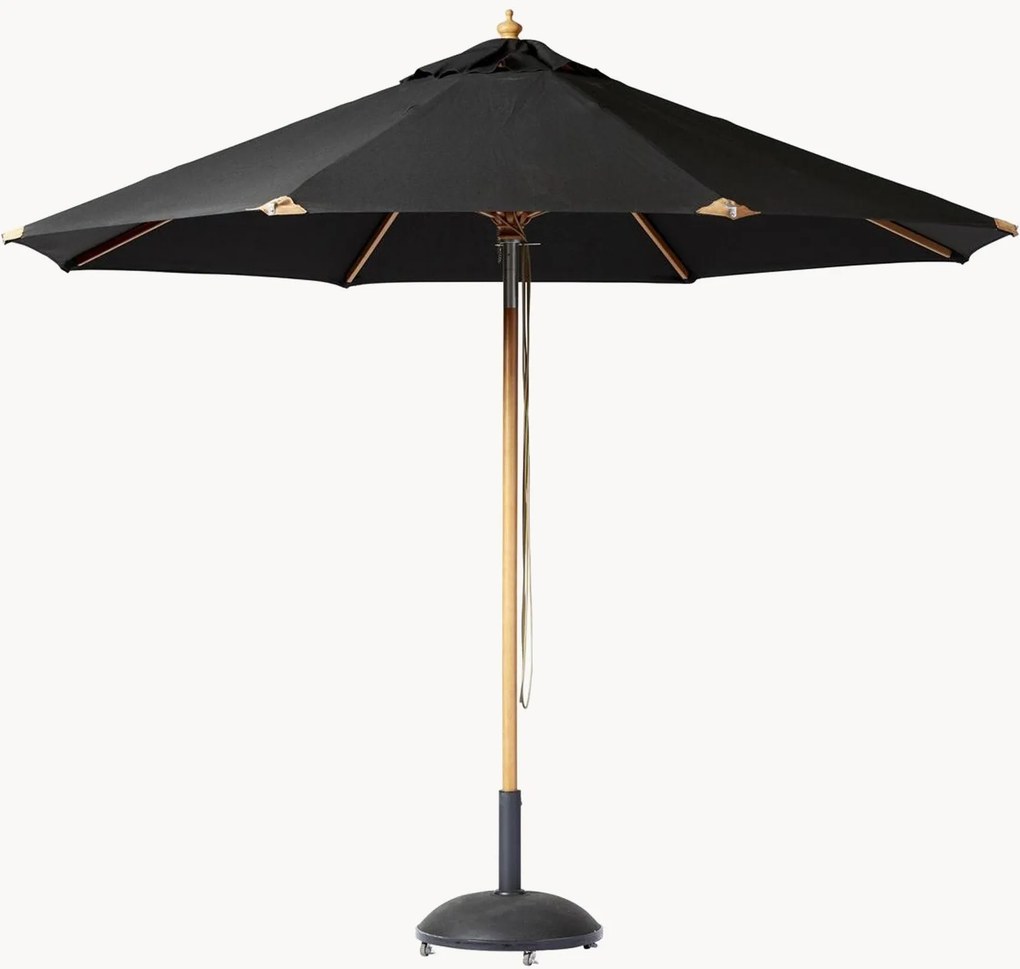 Guarda-sol artesanal com inclinação Pomino, Ø 330 cm