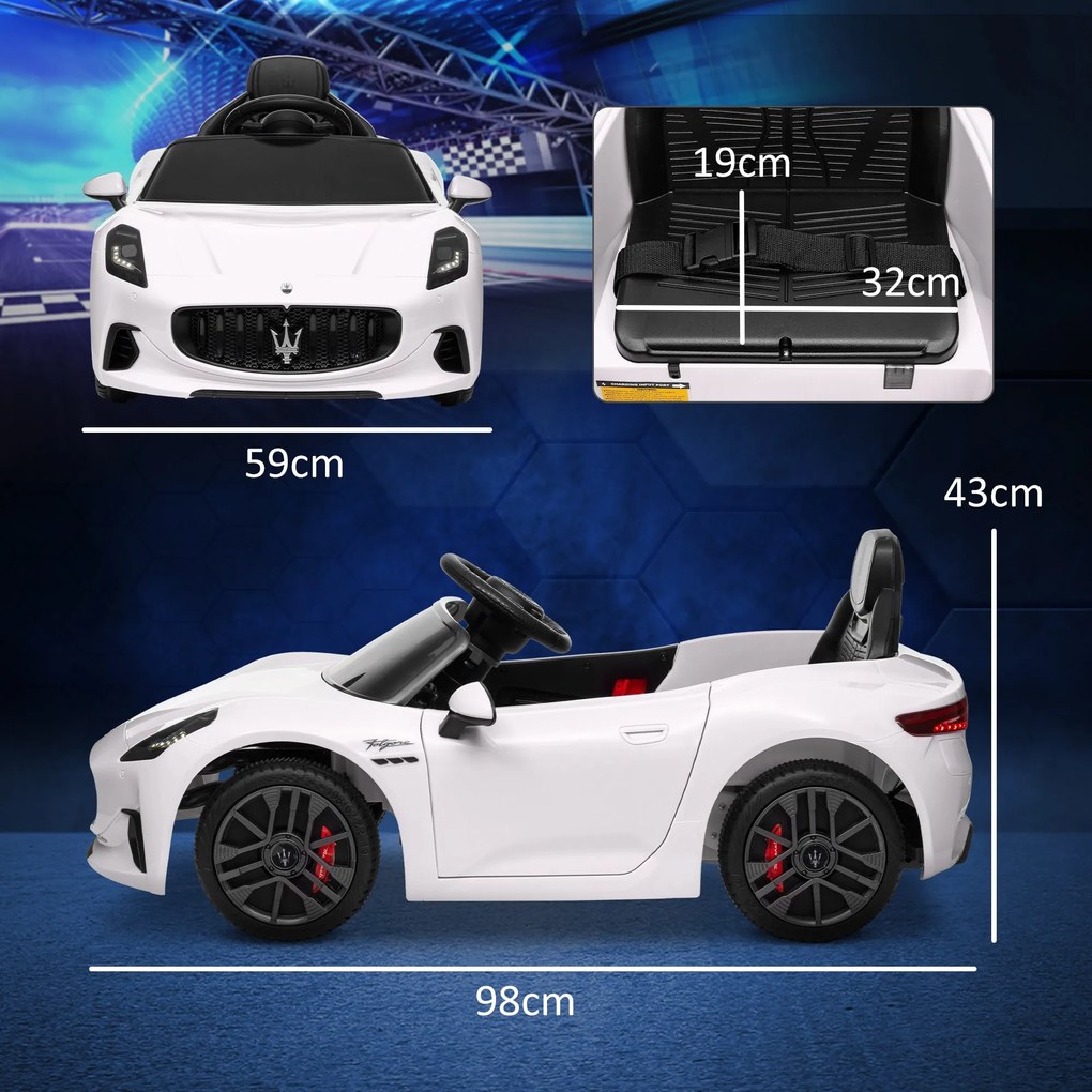 AIYAPLAY Carro Elétrico para Crianças acima de 3 Anos Carro Maserati G