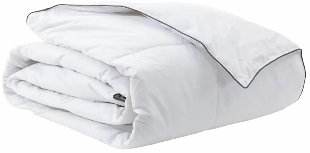 Edredom de Inverno Branco 240 x 260 cm Poliéster pêssego 105gsm