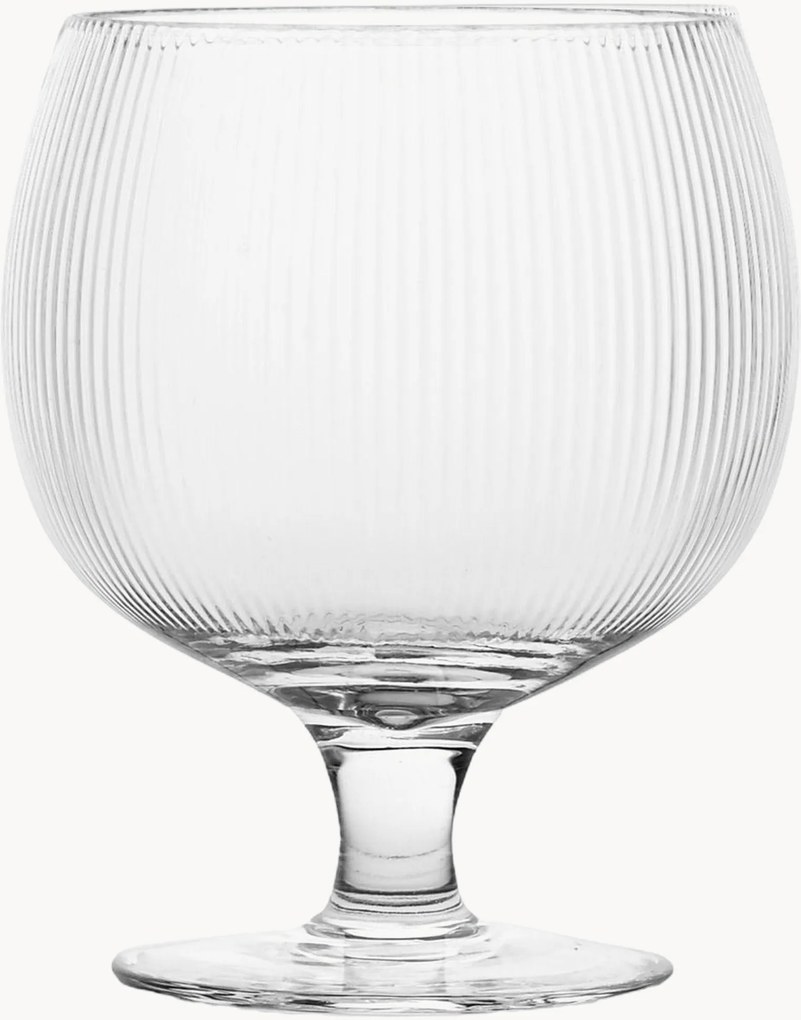 Copos de vinho tinto em cristal Blanka, conjunto de 2