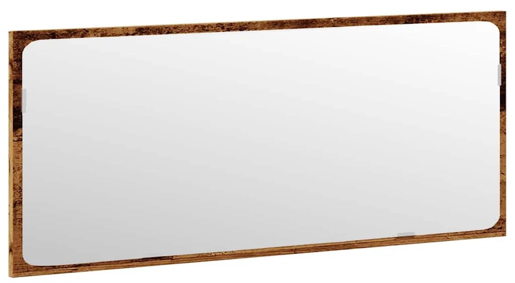 4 pcs conj. móveis casa banho derivados madeira madeira velha