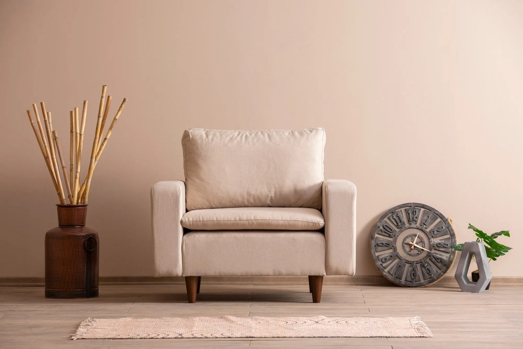 Cadeirão Lungo – Creme – 52x75x46 cm