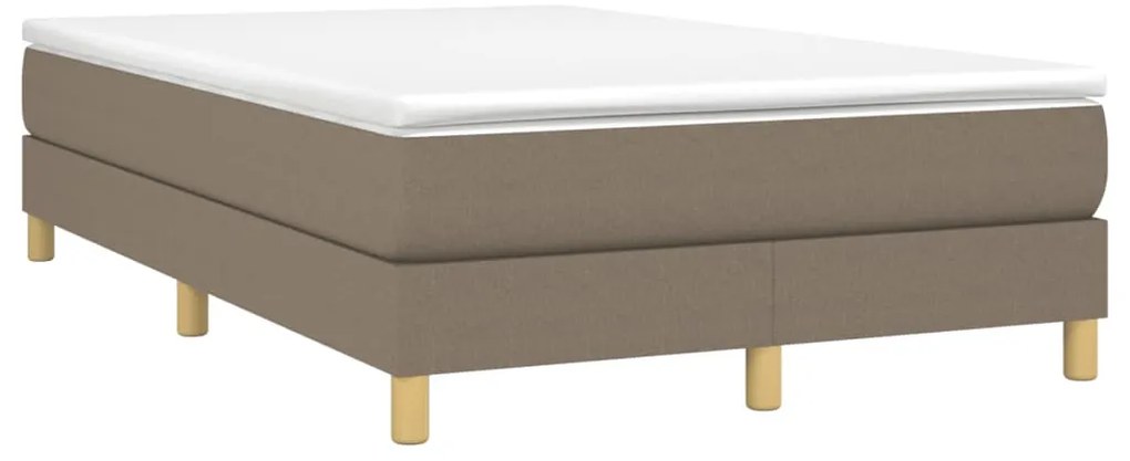 Estrutura cama sem colchão 120x200 cm tecido cinza-acastanhado