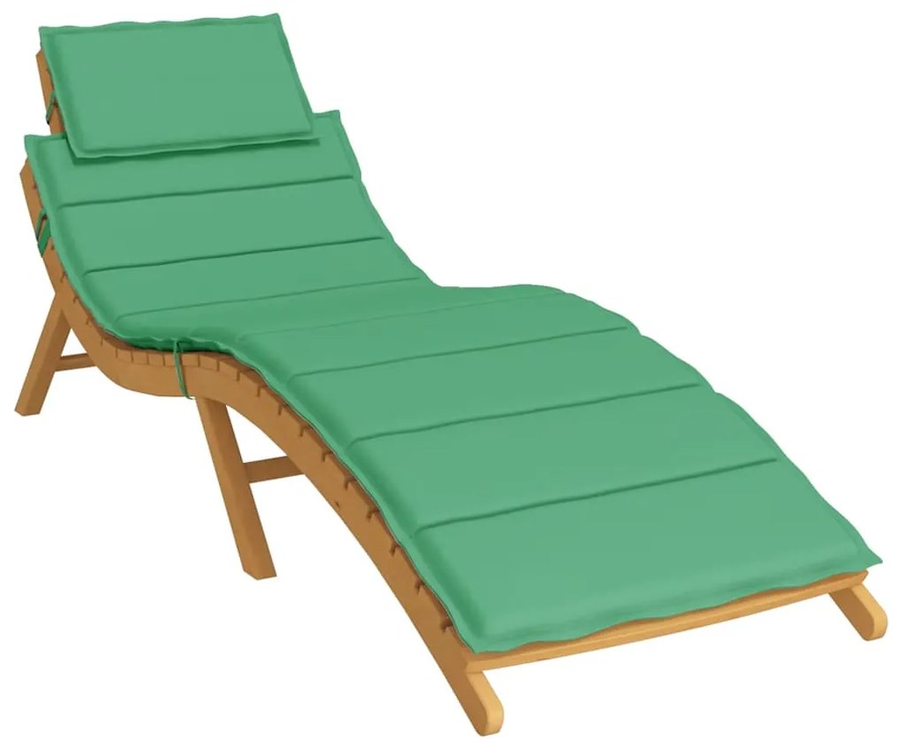 Almofadão p/ espreguiçadeira 186x58x4 cm tecido oxford verde