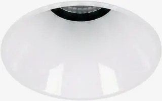 Downlight Led Embutido Sem Moldura Trimless Redondo Ø3,6 Cm Em Alumínio Orelva Branco & Branco Cálido 2700k & 3 W & 19º - Sklum