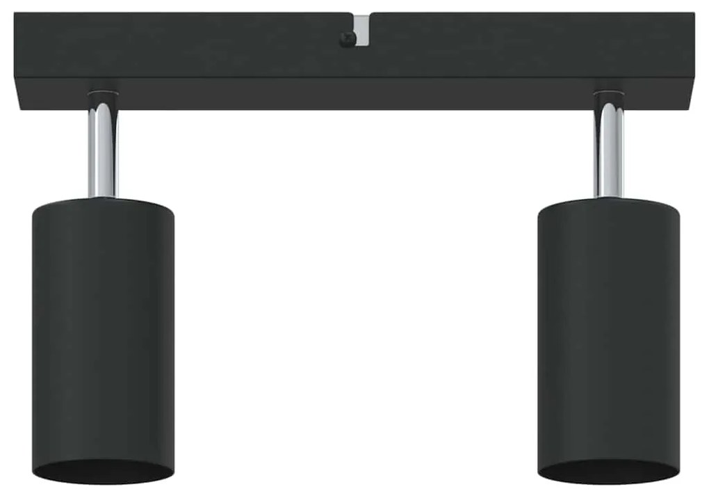 Holofote de Teto Bidirecional Ajustável Preto GU10
