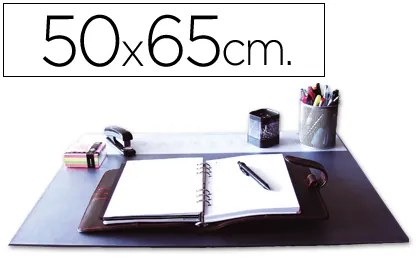 Base Secretária Q-Connect Pvc Preta 500x650 mm