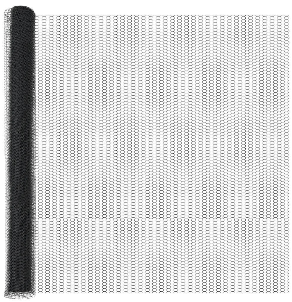 Postes de Cerca vidaXL 22 pcs U-Channel Cinzento 150 cm Aço