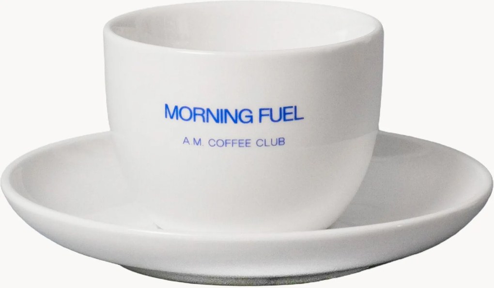 Chávena de café com pires Morning Fuel