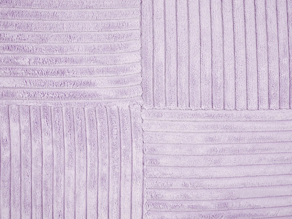 Conjunto de 2 almofadas decorativas em bombazine violeta 43 x 43 cm MILLET Beliani