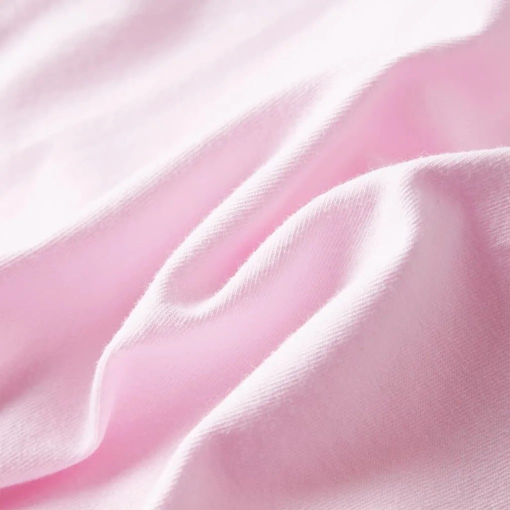 Vestido de criança com folhos rosa-claro 140