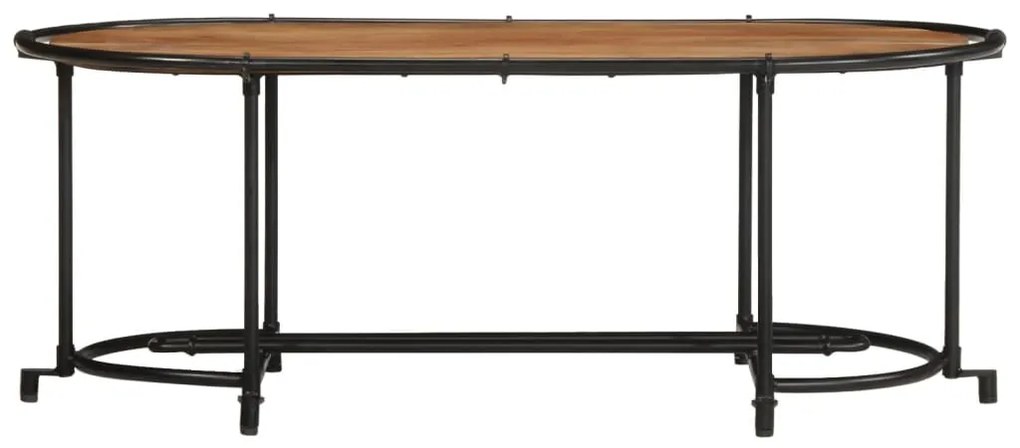 Mesa de centro 110x55x40 cm madeira de acácia maciça