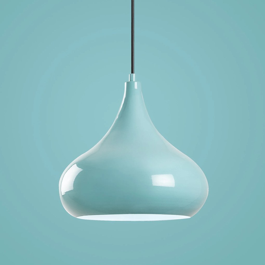 Candeeiro de Teto Saglam – Turquesa – Ø30 h:28 cm