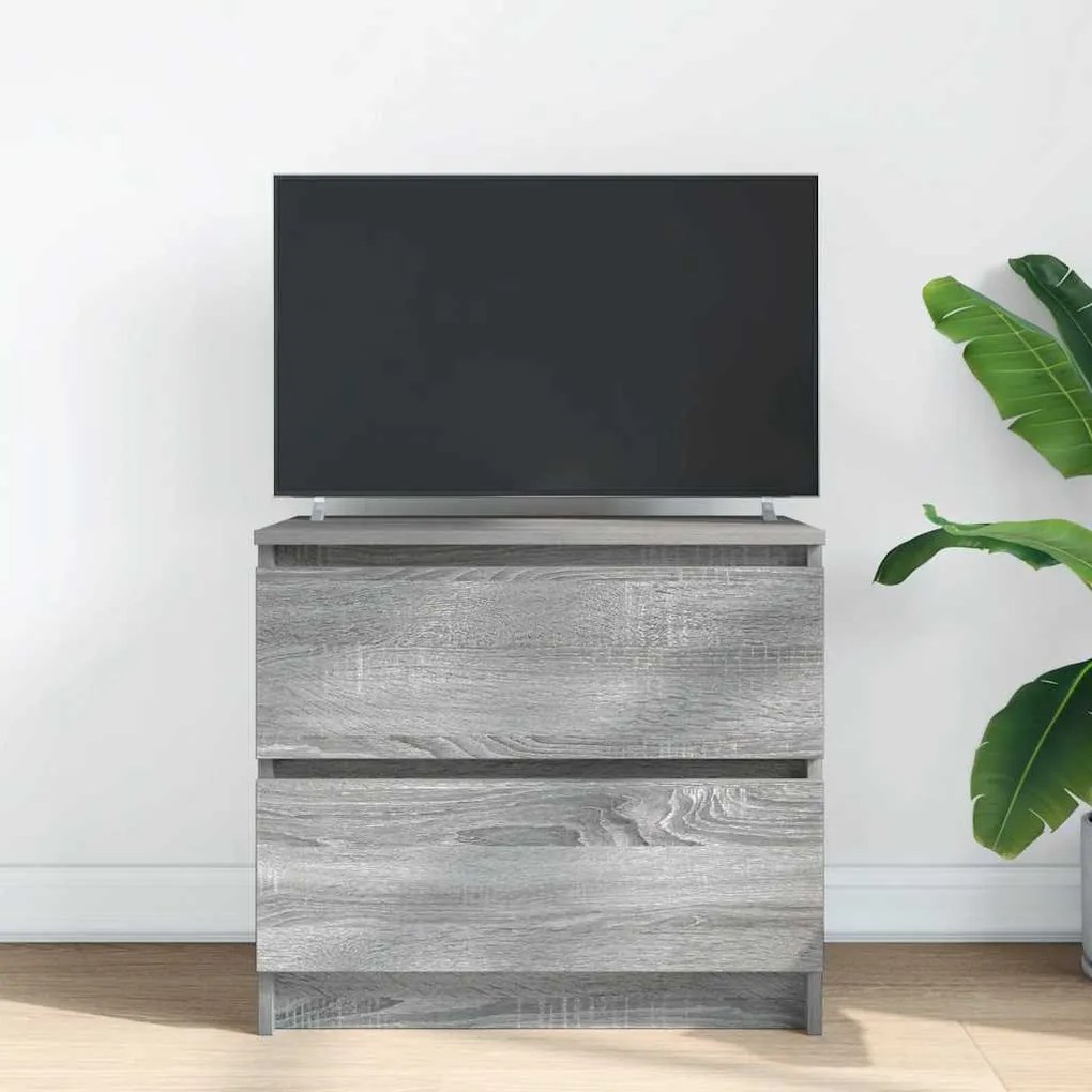 Móvel de TV 60x35x54 cm derivados de madeira cinzento sonoma