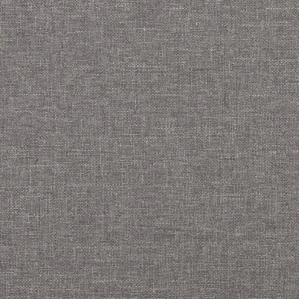 Banco 70x35x41 cm tecido cinzento-claro