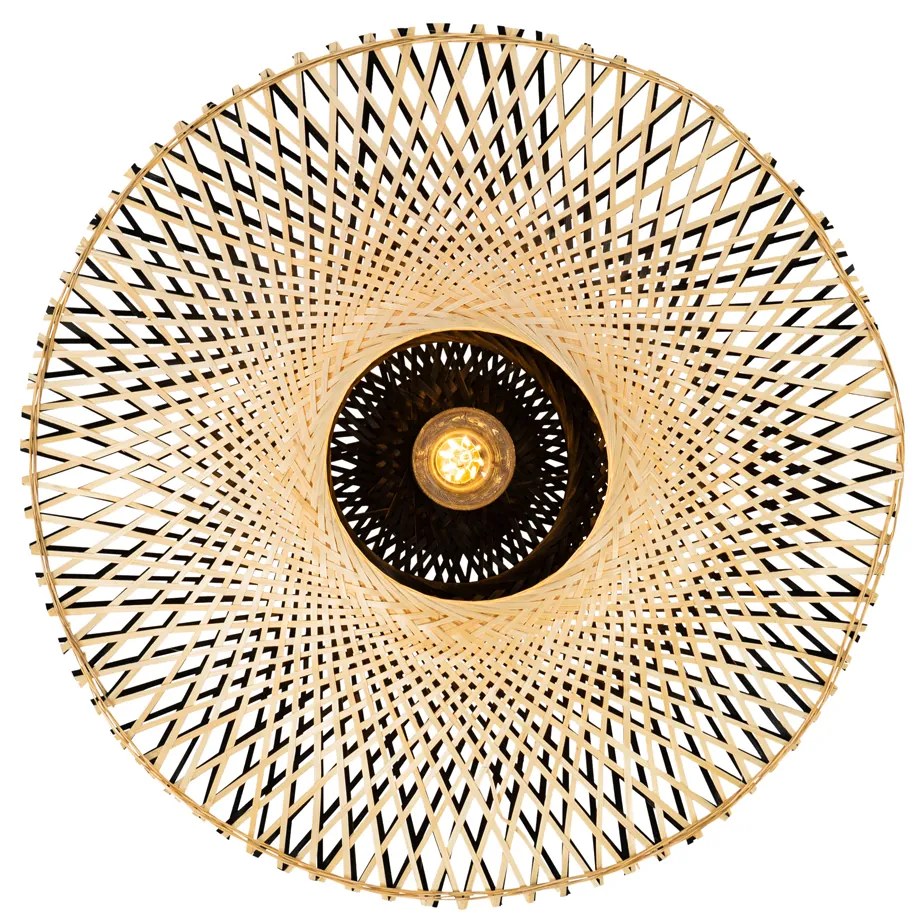 Candeeiro de teto exterior oriental bambu 50 cm IP44 - Rina