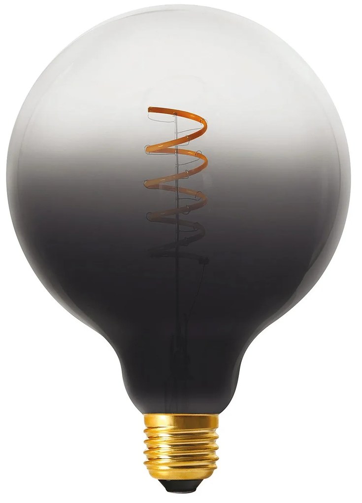 G125 Dark Shadow LED bulb Pastel line Spiral filament 4W E27 Dimmable 1900K