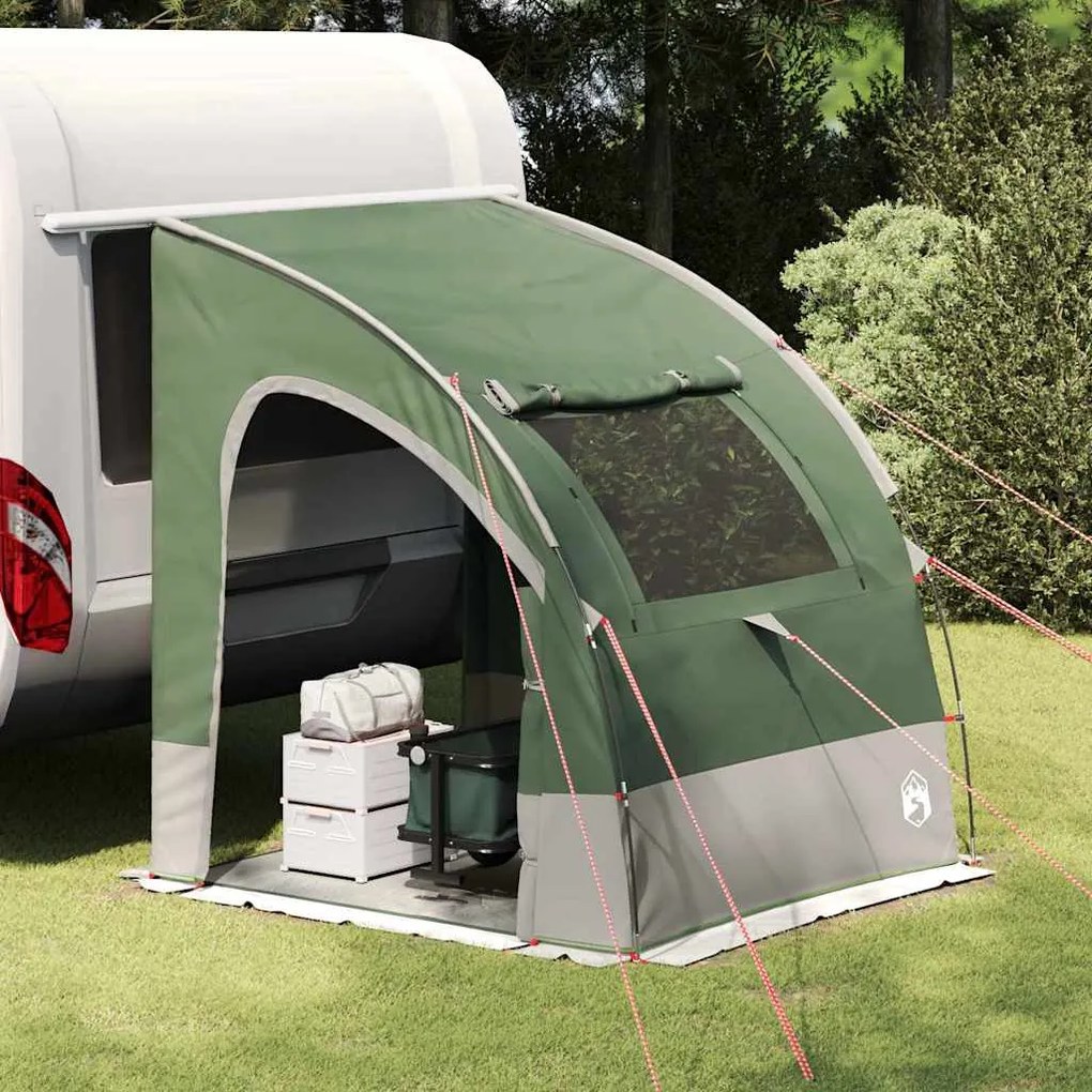 vidaXL Tenda para bagageira Verde 194 x 180 x 210 cm tafetá
