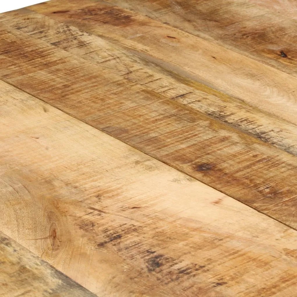 Mesa de jantar 200x100x76 cm madeira de mangueira áspera