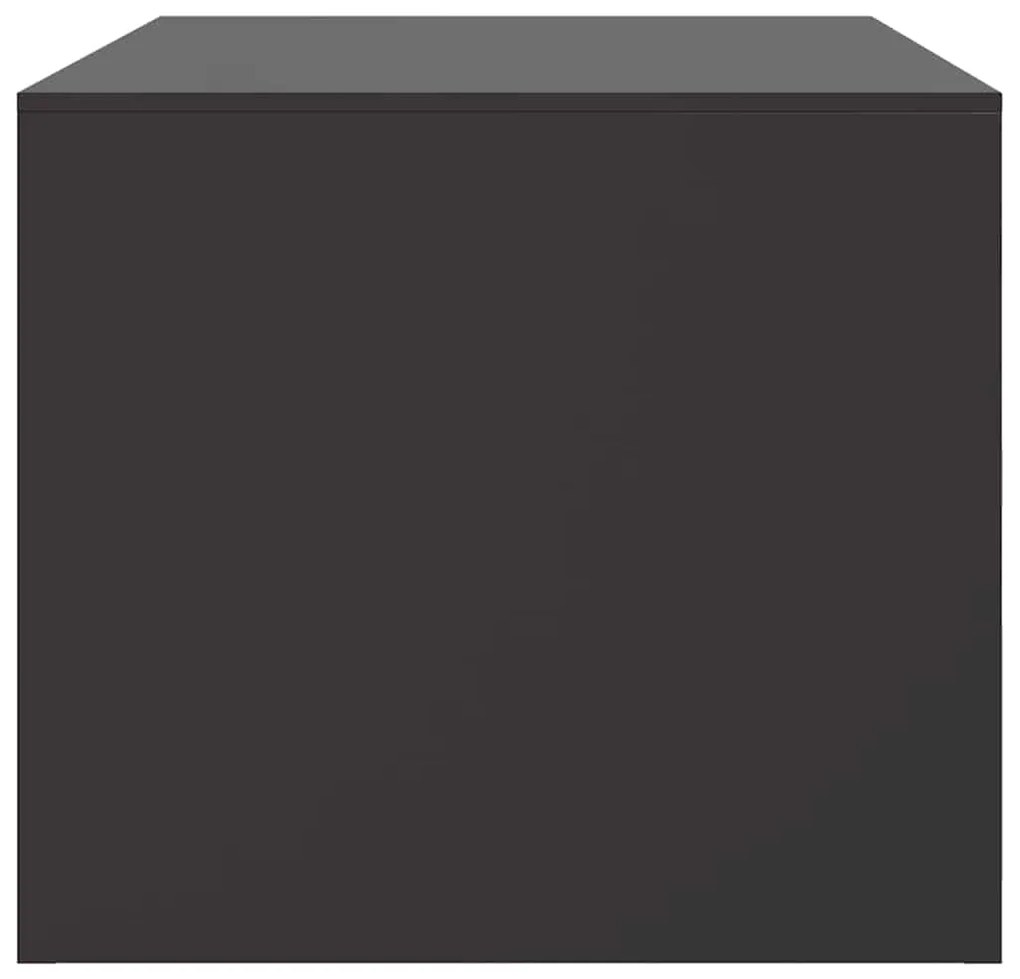 Mesa de centro 67x50x44 cm aço preto