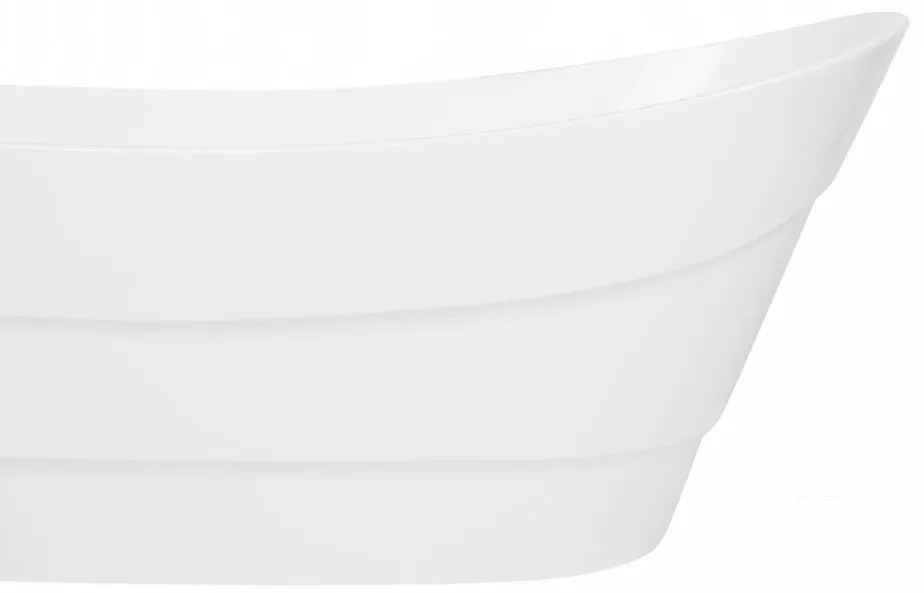 Banheira autónoma em acrílico branco 170 x 73 cm BUENAVISTA Beliani