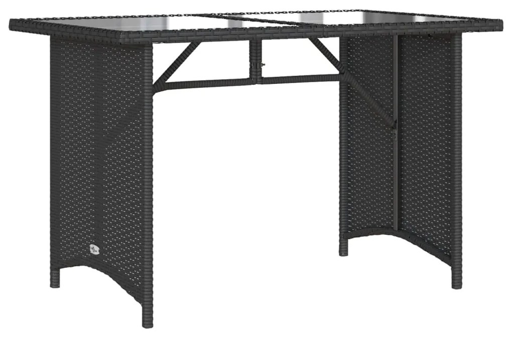 2 pcs conjunto de jantar p/ jardim c/ almofadões vime PE preto