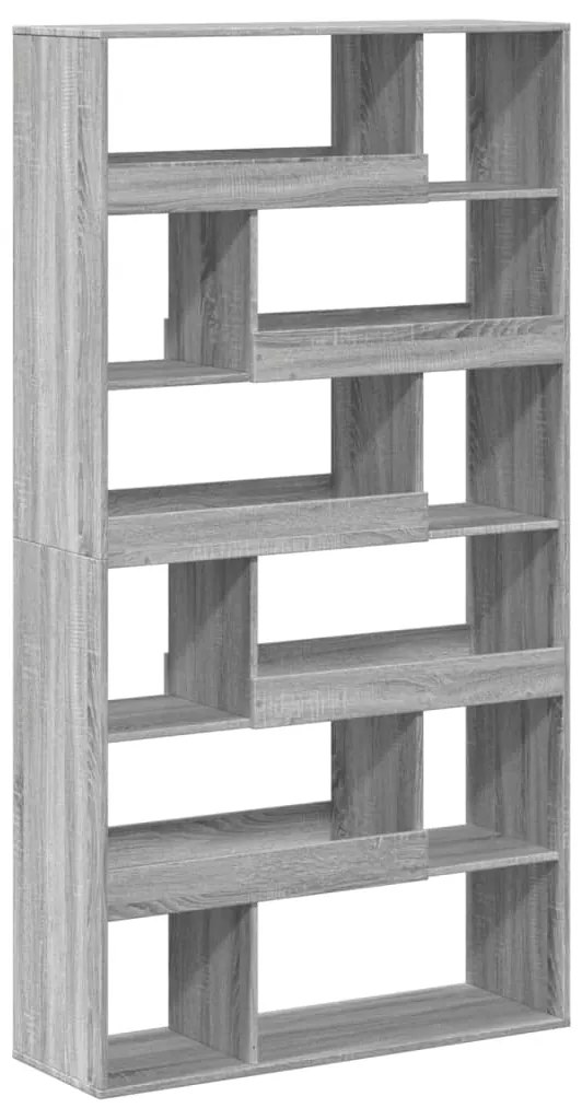 Estante 100x33x187,5 cm derivados de madeira cinzento sonoma