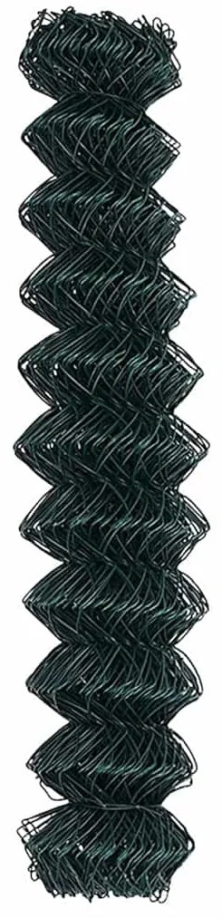 Cerca Verde 10 x 1.4 m Metal com revestimento de PVC