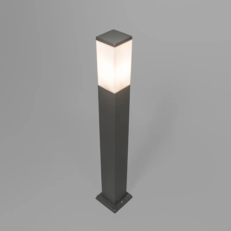 Candeeiro de exterior antracite 80cm IP44 - Malios com estaca de terra e prensa-cabos Moderno