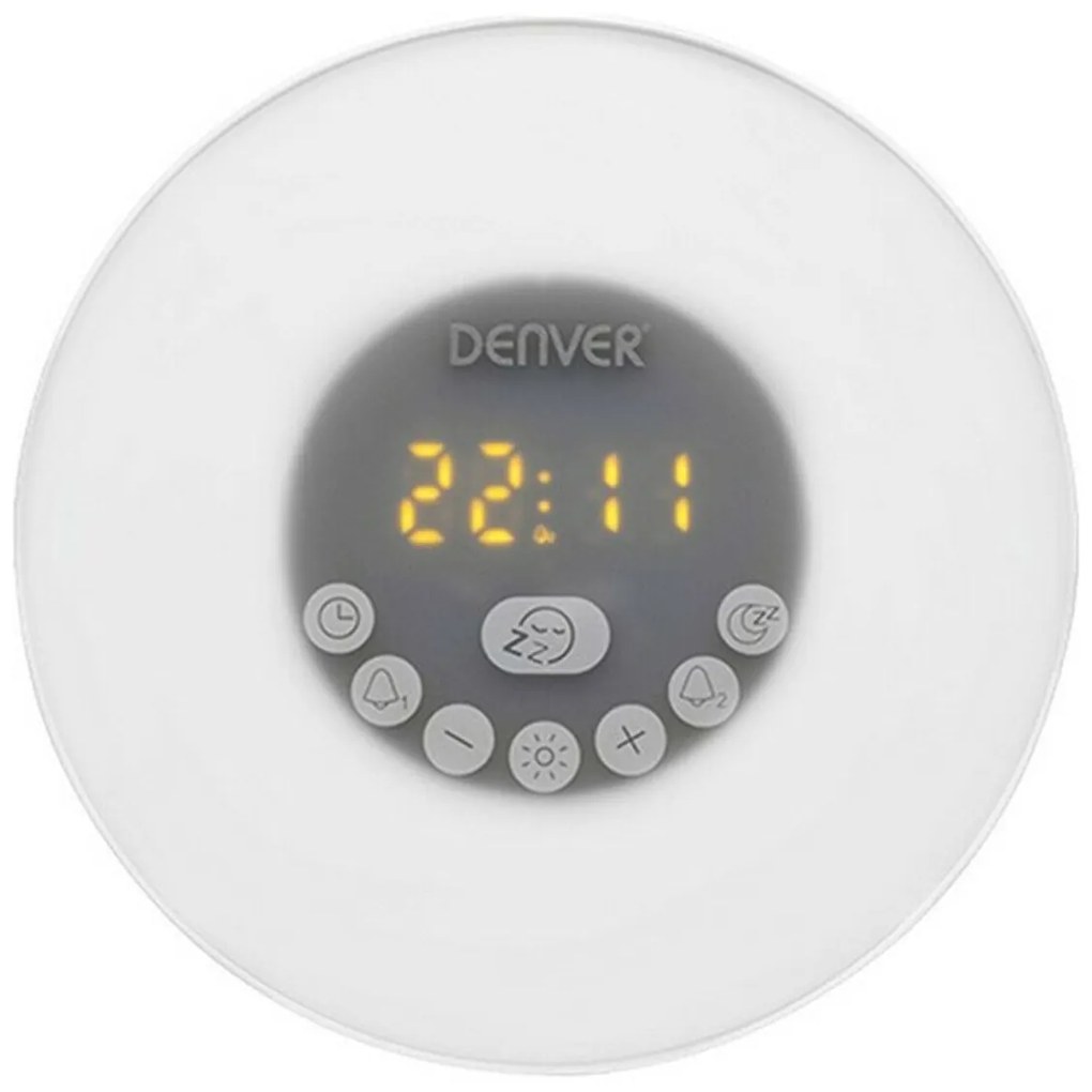 Rádio Despertador Denver Electronics 111131010010 FM Bluetooth LED