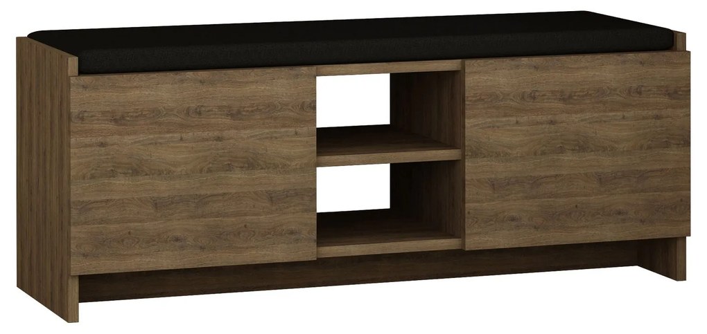 Sapateira Zulla – Carvalho Escuro – 110x43x37 cm