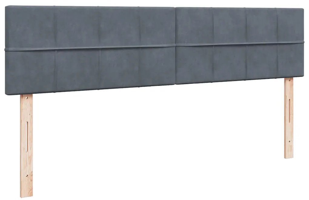 Estrutura cama otomana colchões 180x200 cm cinzento escuro
