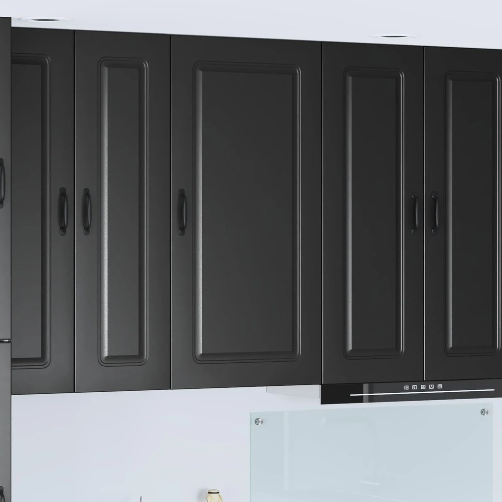 vidaXL Armário de Cozinha Kalmar Preto 50 x 31 x 100 cm