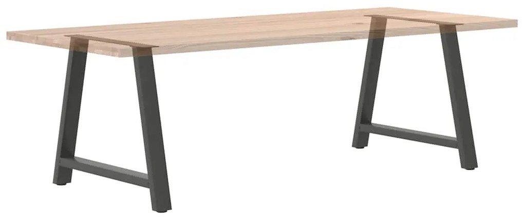Pés para mesa de jantar em formato A, 2 peças, antracite, 90x (72-73)